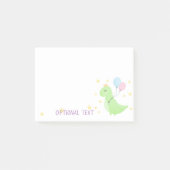Dinosaur met ballonnen post-it® notes (Voorkant)