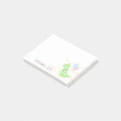 Dinosaur met ballonnen post-it® notes (Schuin)