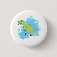 Dinosaur met Waterverf Background Design