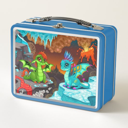 Dinosaur Metal Lunch Box (Voorkant)