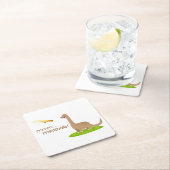 Dinosaur Meteor Meatballen Kartonnen Onderzetters (Insitu)