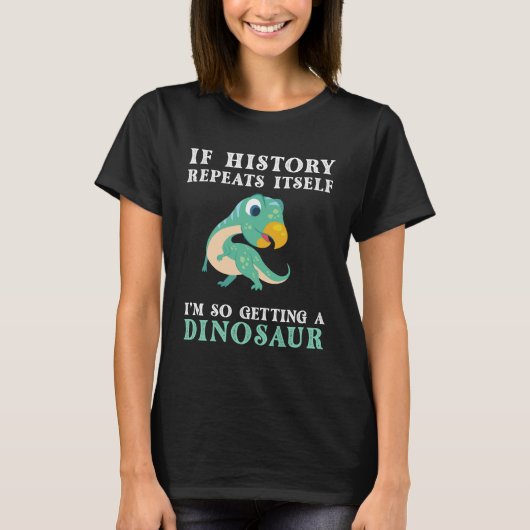 Dinosaur-minachting voor volwassenen, diverse groe t-shirt (Voorkant)