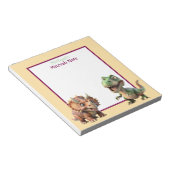 Dinosaur Mitzvah Note Boys Notitieblok (Schuin)