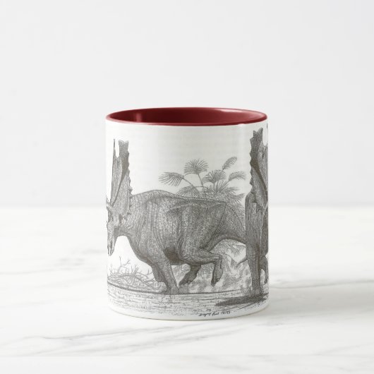 Dinosaur Mok Pentaceratops Gregory Paul (Midden)