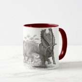 Dinosaur Mok Pentaceratops Gregory Paul (Voorkant rechts)