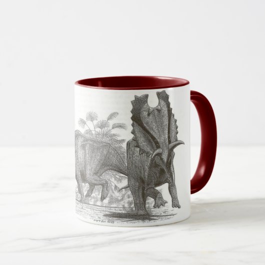 Dinosaur Mok Pentaceratops Gregory Paul (Voorkant rechts)