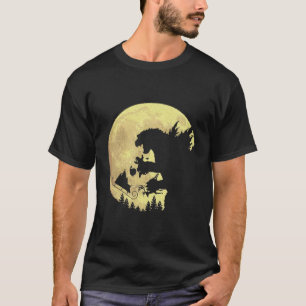 Dinosaur Monster Eat Santa Claus Funny Christmas G T-shirt