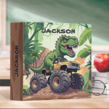 Dinosaur Monster Truck Custom Terug naar School
