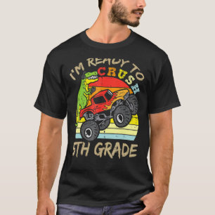 Dinosaur Monster Truck Ik ben klaar om te snoeien T-shirt