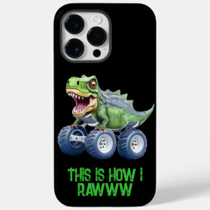 Dinosaur monstervrachtwagen gepersonaliseerde verj Case-Mate iPhone 14 pro max hoesje