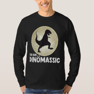 Dinosaur Moon Retro Rex Dinomassic uit het Krijt T-shirt
