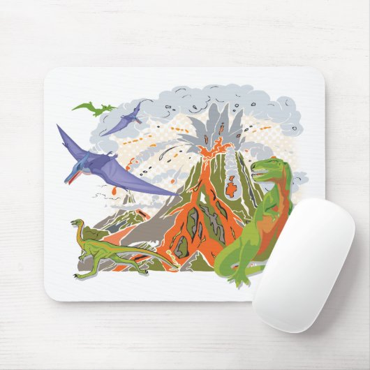 Dinosaur Mousepad Muismat (Met muis)