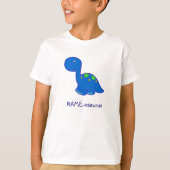 Dinosaur Name-osaurus Kind t-shirt - boy (Voorkant)