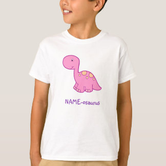 Dinosaur Name-osaurus Kind t-shirt - girl