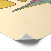 Dinosaur Namen voor Kinderen Gepersonaliseerd Poster (Hoek)