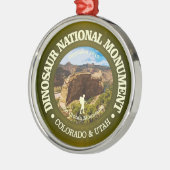 Dinosaur Nationaal Monument (NM) Metalen Ornament (Links)