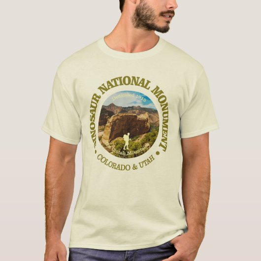 Dinosaur Nationaal Monument (NM) T-shirt (Voorkant)