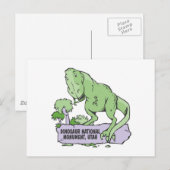 Dinosaur Nationaal Monument Utah Briefkaart (Voorkant / Achterkant)