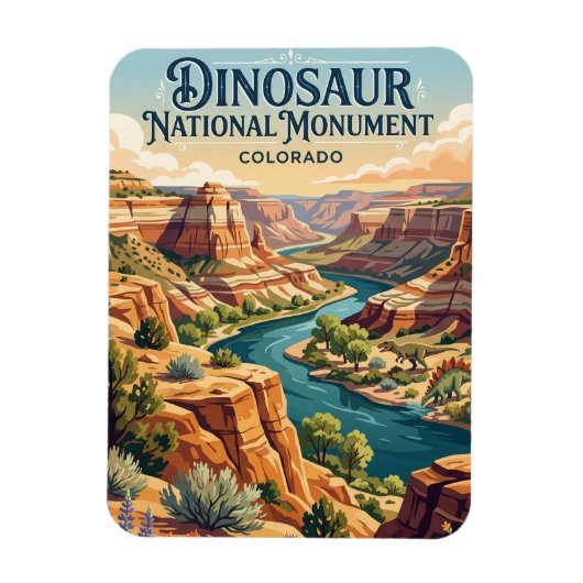 Dinosaur National Monument Colorado Magneet (Verticaal)