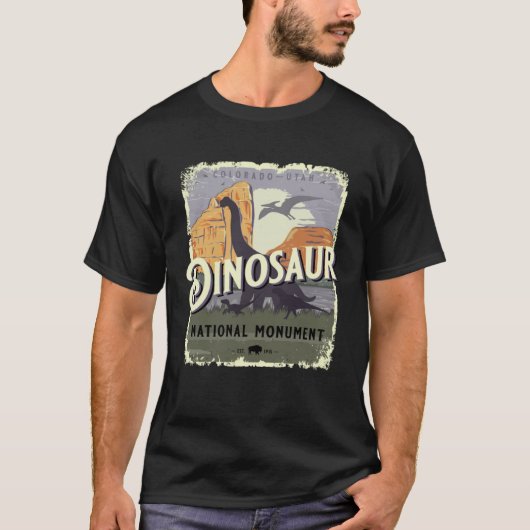 Dinosaur National Monument Colorado Utah Vacation  T-shirt (Voorkant)