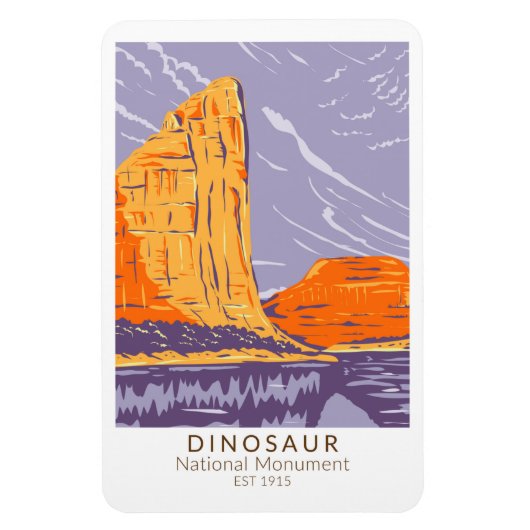 Dinosaur National Monument  Magneet (Verticaal)