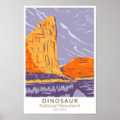 Dinosaur National Monument  Poster (Voorkant)