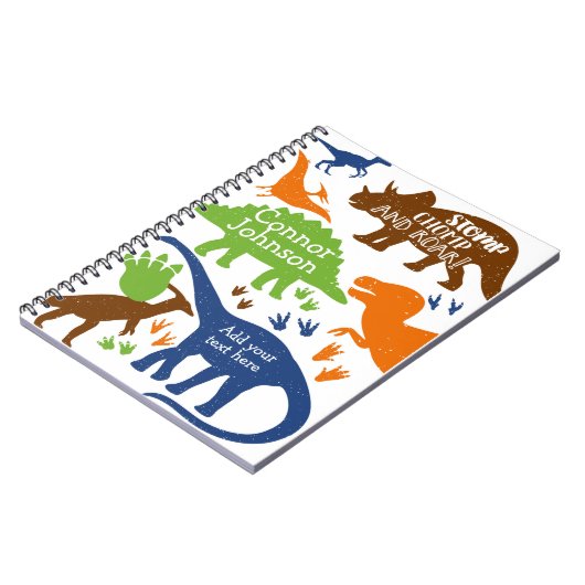 Dinosaur NoteBook Notitieboek (Linkerzijde)
