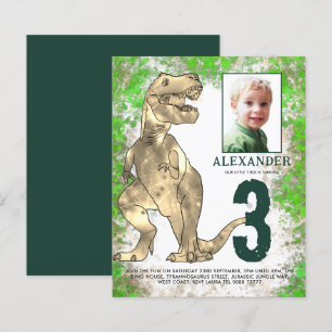 Dinosaur Oerwoud 3rd Birthday Party Foto