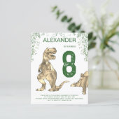 Dinosaur oerwoud T. rex boys Birthday Party Budget (Staand voorkant)