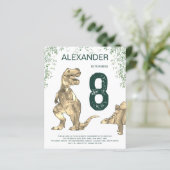 Dinosaur oerwoud T. rex boys Birthday Party Budget (Staand voorkant)