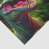 Dinosaur Oerwoud T Rex Jurassic Cool Tissuepapier (Detail)