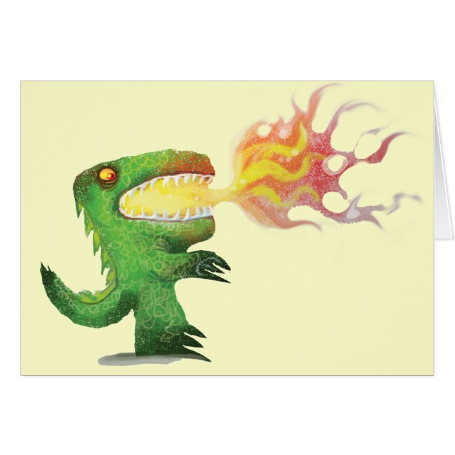 Dinosaur of Dragon van kleine t en Abdul Rasheed (Voorkant Horizontaal)