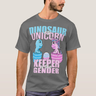 Dinosaur of Unicorn Houeper van het geslacht onthu T-shirt