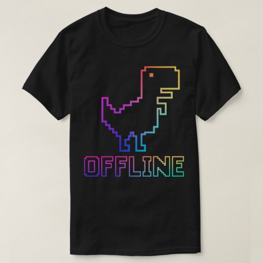 Dinosaur offline1 t-shirt (Design voorkant)