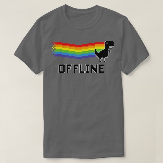 Dinosaur offline t-shirt (Design voorkant)