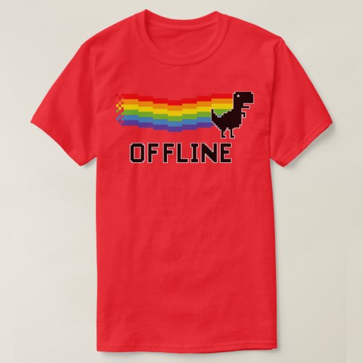 Dinosaur offline t-shirt (Design voorkant)