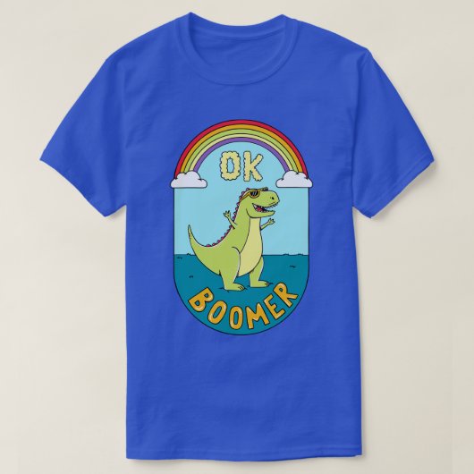 Dinosaur ok boomer t-shirt (Design voorkant)