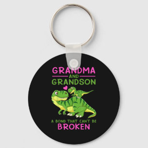 Dinosaur Oma en kleinzoon een band die niet kan wo Sleutelhanger