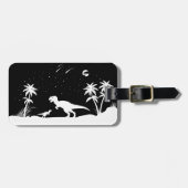 Dinosaur onder de sterren bagagelabel (Voorkant horizontaal)