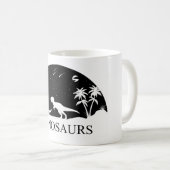 Dinosaur onder de sterren koffiemok (Voorkant rechts)