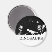 Dinosaur onder de sterren magneet (Voorkant / Achterkant)