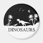 Dinosaur onder de sterren magneet (Voorkant)