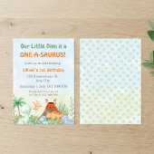 Dinosaur One-A-Saurus 1e Verjaardag  Kaart