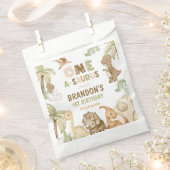 Dinosaur One-A-Saurus 1st Birthday Party Bedankzakje (Geknipt)