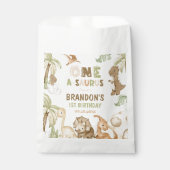 Dinosaur One-A-Saurus 1st Birthday Party Bedankzakje (Voorkant)