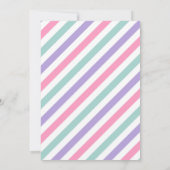 Dinosaur One-A-Saurus 1st Birthday Party Kaart (Achterkant)