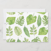 Dinosaur One-A-Saurus 1st Birthday Party Photo Kaart (Achterkant)