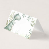 Dinosaur One-A-Saurus Boy tafelblad teken Kaart (Voorkant)