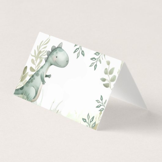 Dinosaur One-A-Saurus Boy tafelblad teken Kaart (Voorkant)