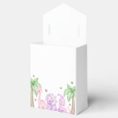 Dinosaur One-A-Saurus Meisje 1e Verjaardagsfeest Bedankdoosjes (Geopend)